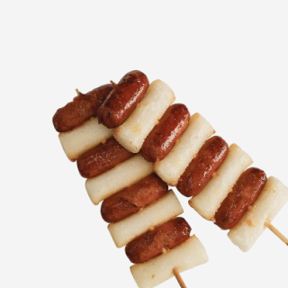 소시지와 떡의 황금 조합