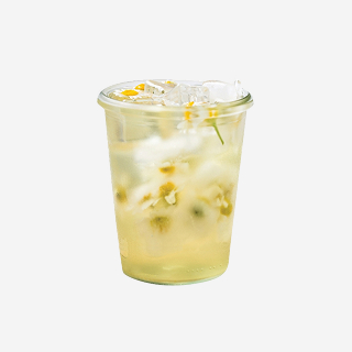 과일과 꽃이 어우러진 깔끔한 차