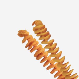 돌돌 말린 바삭한 감자스낵