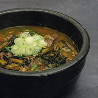 구수한 시래기 된장 국밥