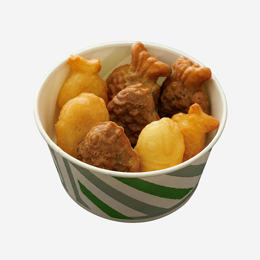 골라 먹는 재미가 톡톡! 팥과 슈크림이 가득 담긴 든든한 한 컵 간식