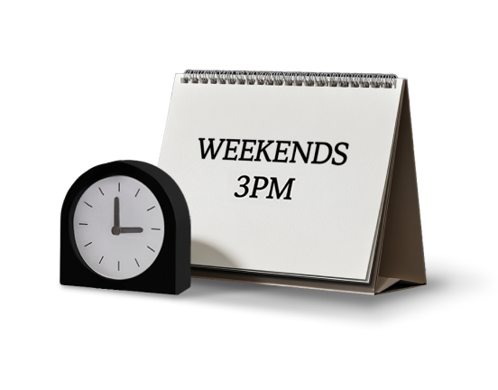 주말 오후 3시 할인