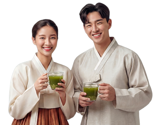 웰컴투조선 민향에서 커플끼리 말차식혜