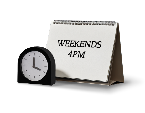 주말 오후 4시 이용권